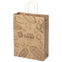 Paper bag | Kraft 120 g/m² | 31x12x41cm | Twisted handles | Made in Europe