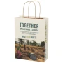 Paper bag | Agricultural waste 150 g/m² | 24x32cm | Twisted handles | Made in EU