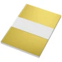 Carnet A5 | Couverture souple métallique | 100 feuilles | Pages personnalisables