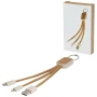 3-in-1 charging cable | Cork & Wheat straw | Sustainable