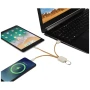 3-in-1 charging cable | Cork & Wheat straw | Sustainable
