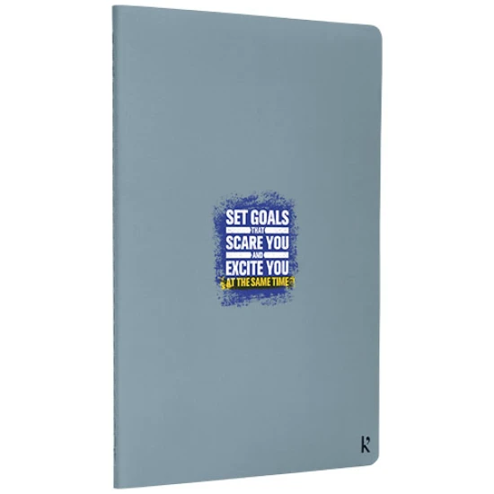 Set of 2 A5 journals | Stone paper | Lined pages | Sustainable | light blue