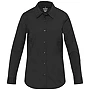 Camicia in popeline da donna | Cotone con 3% elastan 133 g/m² | Maniche lunghe | Vestibilità regular | Colletto classico