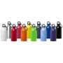 Waterfles | Gerecycled roestvrij staal en PP | 400 ml | Met karabijnhaak | Full-colour print