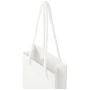 Paper bag | Recycled paper | 9,5x17cm | Plastic handles | Made in EU