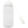 Sports bottle | rPET | 900ml | Screw-on top | Integrated handle with the cap