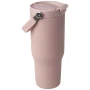 Gobelet isotherme | Acier inoxydable recyclé | 900ml | Paille et ouverture à rabat | Isolation cuivre | Durable