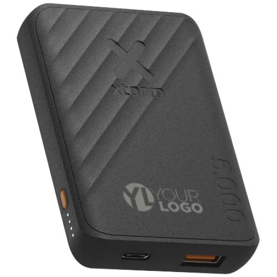 Power bank | 5.000 mAh | 12W | Fast charge | Sustainable | solid black