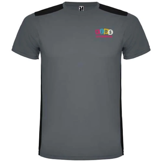 Roly kids sports t-shirt | Polyester 130g/m² | 3D mesh fabric at the back | ebony;solid black