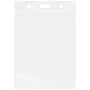 Porte-badge | PVC | 9,4x8,3 cm | Avec insert