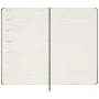 Moleskine planner settimanale L non datato | Carta senza acidi 70g/m² | Con tasca interna