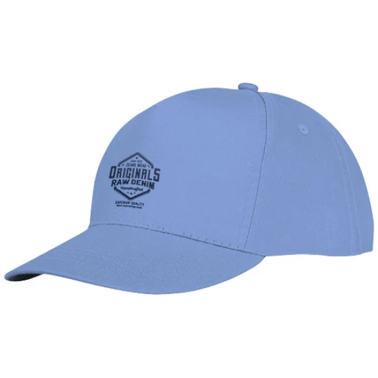 Cap | 100% Cotton | 5 panels | Head circumference: 58cm | light blue