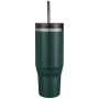 Melbourne double walled isolated tumbler | Stainless steel | 1200 ml | With straw