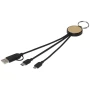 6-in-1 charging cable | Recycled plastic & bamboo | Sustainable