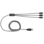 5-in-1 Ladekabel | Recyceltes Aluminium und RPET