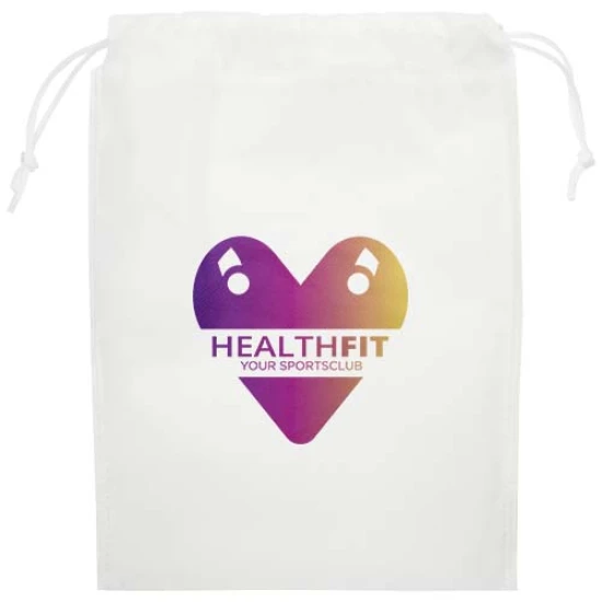 Bath accessories set | Polyester, sisal hemp & silicone | 3pcs | In pouch | natural