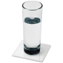 Square coaster | GPPS Plastic | 10x10cm | Bevelled edge