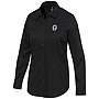 Camicia in twill da donna | Cotone 185 g/m² | Maniche lunghe | Vestibilità regular | Colletto button-down