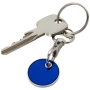 Keyring with trolley coin | Zinc alloy | Ø2,3 cm | Fits most supermarkt trolleys