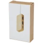 Hub USB | Bambou | Compatible avec USB-A & C | Boîte cadeau