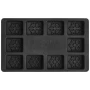Ice cube tray | 20% LDPE plastic and 80% EVA Plastic | Made in the UK | Multiple colours