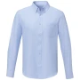 Camicia a maniche lunghe da uomo | 55% Cotone e 45% Poliestere | Resistenza alle pieghe