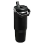 Stanley IceFlow™ 2.0 | Trinkbecher | Edelstahl | 890 ml | Vakuumisoliert | Klappbarer Trinkhalm