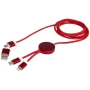 5-in-1 charging cable | Recycled aluminium & recycled plastic | 150 cm | 27W | Data sync