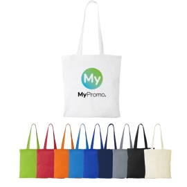 Tragetasche | Baumwolle 180 g/m² | 38x42cm | Belastbarkeit bis zu 5kg | Henkel: 30cm