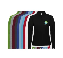 Roly long sleeve polo | 100% Cotton | Ribbed cuffs | For women