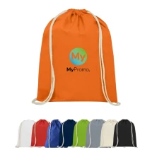 Drawstring backpack | Cotton 100 g/m² | 33x44cm | Many colours available