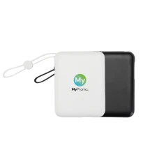 Tablet power bank | Recycled plastic | 10.000 mAh | With built in USB-C cable