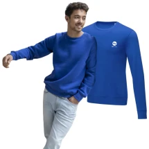 Pull à col ras du cou pour homme | Coton et polyester | Taille unique | Avec détaiL surLe col