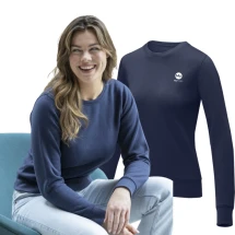 Pull femme | Tricoté en 50% coton et 50% polyester | Col rond