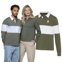 Rugby-Polo-Sweatshirt | Bio-Baumwolle 280 g/m² | Hohe Qualität & nachhaltig