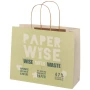 Paper bag | Agricultural waste 150 g/m² | 31x25cm | Twisted handles | Made in EU
