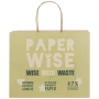 Paper bag | Agricultural waste 150 g/m² | 31x25cm | Twisted handles | Made in EU