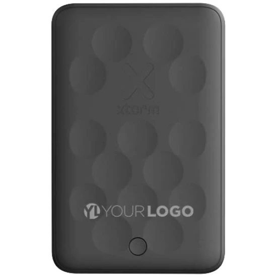 Power bank | 5.000 mAh | 15W | Fast charge | Wireless | Sustainable | solid black