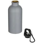 Wasserflasche | Recycelter Edelstahl & PP | 400ml | Mit Karabiner | Mattes Finish