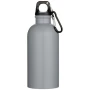 Wasserflasche | Recycelter Edelstahl & PP | 400ml | Mit Karabiner | Mattes Finish