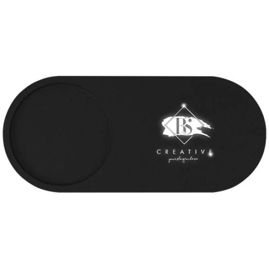 Wireless charging pad | Wood | Incl. Pencil holder | wood;solid black