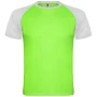 T-shirt de sport pour enfants Roly | Polyester 140g/m² | Manches contrastantes