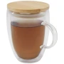 Tazza termica | Vetro | 350 ml | Coperchio in bambù