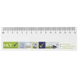 Sticky notes | Recycled paper 80 g/m² | White | With printed 15 cm ruler