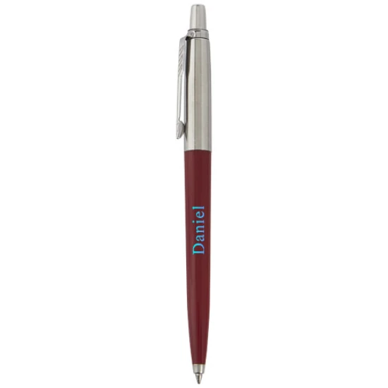 Ballpoint pen | Recycled plastic & stainless steel | Lasts 3000 metre | With Parker box | dark red