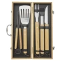 5-piece BBQ set | Polyester & Stainless steel | Sustainable bamboo