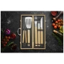 5-piece BBQ set | Polyester & Stainless steel | Sustainable bamboo