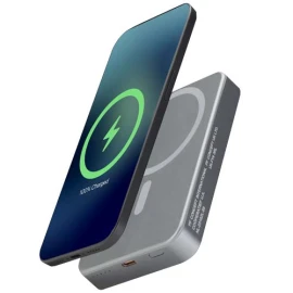 Powerbank | Aluminium z recyklingu z certyfikatem RCS | 10 000 mAh | Ładowanie magnetyczne