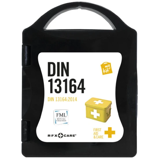 DIN EHBO-doos | Kunststof | EU-voorschriften | zwart