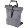 Rugzak met roltop | Gerecycled vilt | 13L | Voorvak | Duurzaam